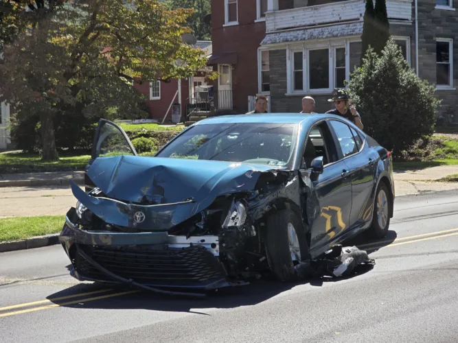 One taken to hospital following crash in South Williamsport